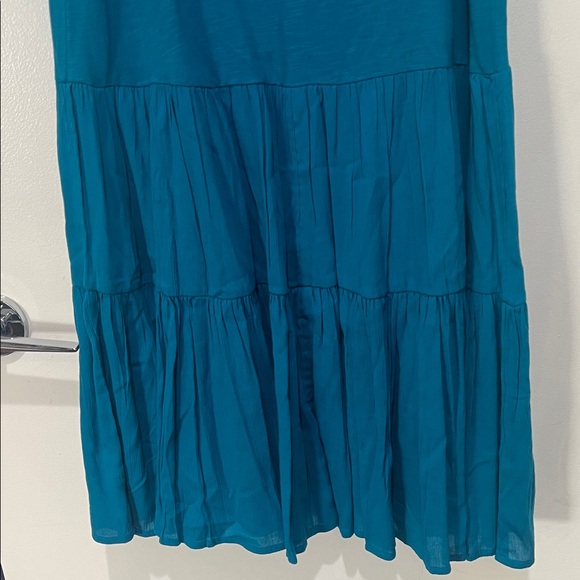 Caslon Teal Sleeveless Tiered Maxi Dress - Picture 2 of 8